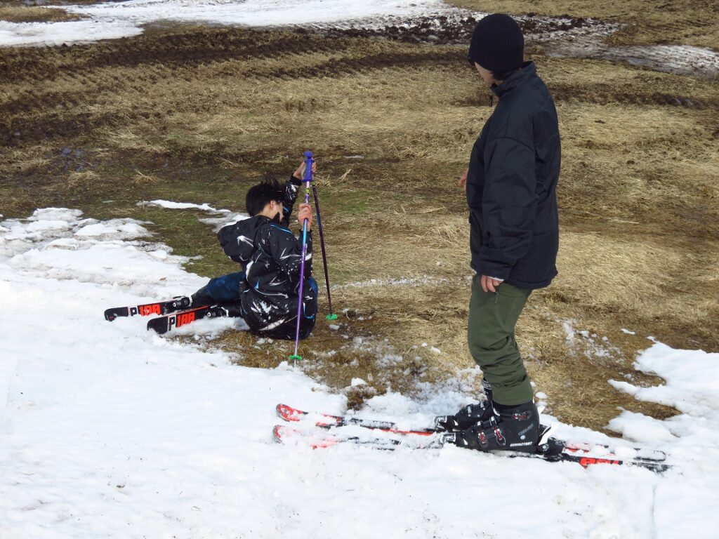 スキー旅行1日目・滑走の様子1