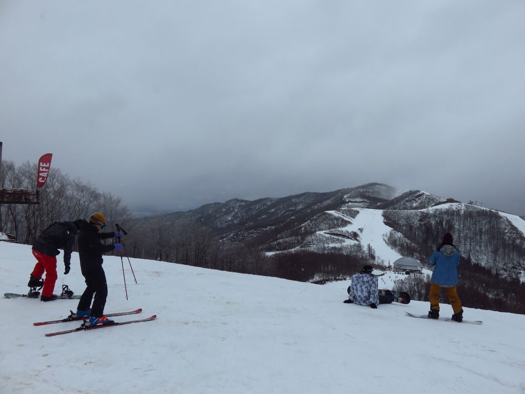 スキー旅行2日目・奥添地