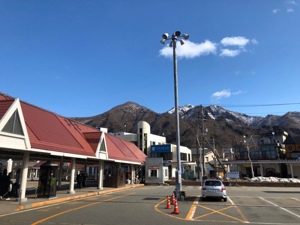 スキー旅行1日目・越後湯沢駅前