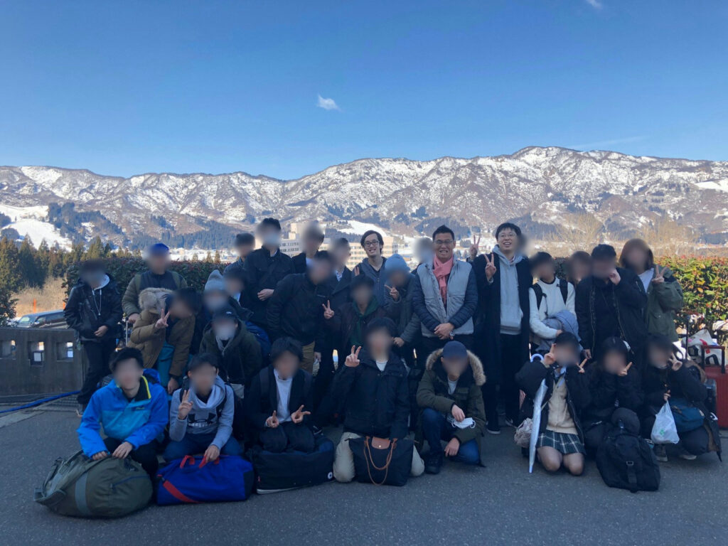 スキー旅行・集合写真